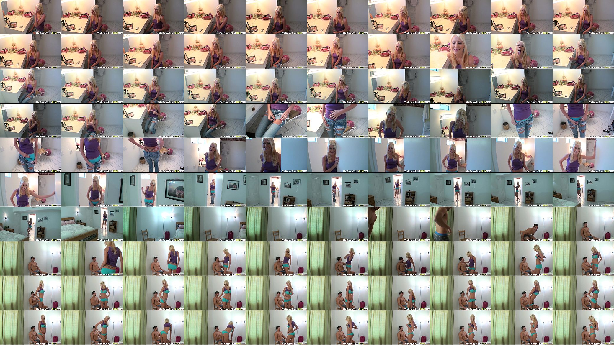 Amateur blonde girl fucks on camera Addison Oreilly 1 预览图