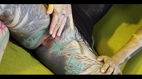 Alt girls get their holes stretched wide with big toys