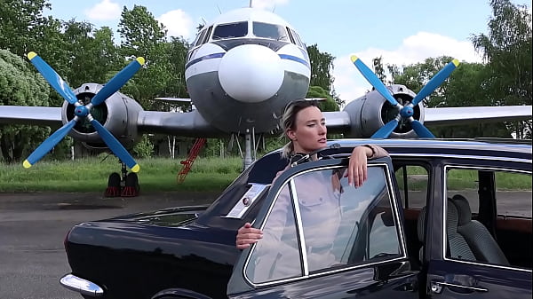 Download Video - Soviet plane&comma; black Volga and nude model