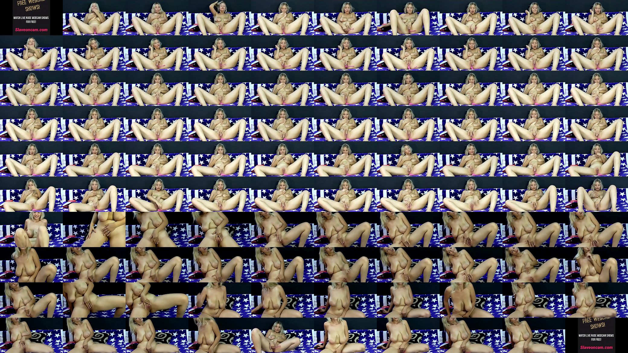 Big tits blonde slut cums on cam 预览图