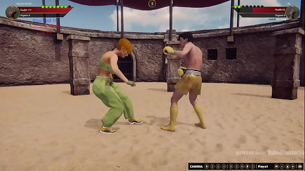 Karen Krash VS Al (Naked Fighter 3D)