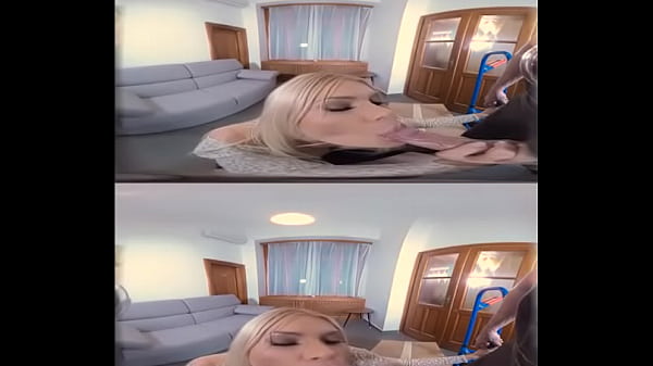 Sultry Cock Sucker: Blonde Russian Babe Swallows Cum in POV
