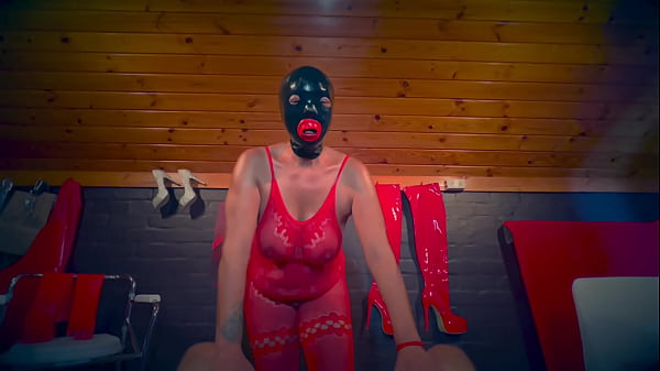 Passionate Redhead Maid in Gloves Masturbates Pussy and Gets Orgasm in the Morning