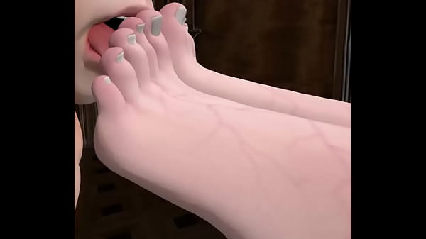 KISSING HER BEAUTIFUL FEET