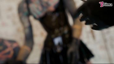 Three Cruel Latex Goddesses Destroy Tattooed Slave with Deep Sounding & Urethral Fingering