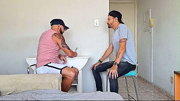 I ripped open the ass of the bald, horny physical education teacher and filled it with cum, of course.