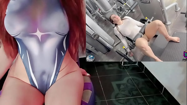Sweaty big booty Latina receiving anal during training
