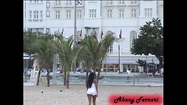 Morena Gata Showing Off on the Streets and Beaches of Rio de Janeiro