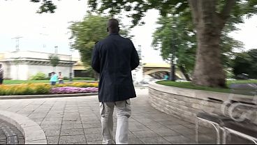 Cuck Feeds BBC Cum to Lina Arian After Watching Her Get Ass Fucked DTW3219