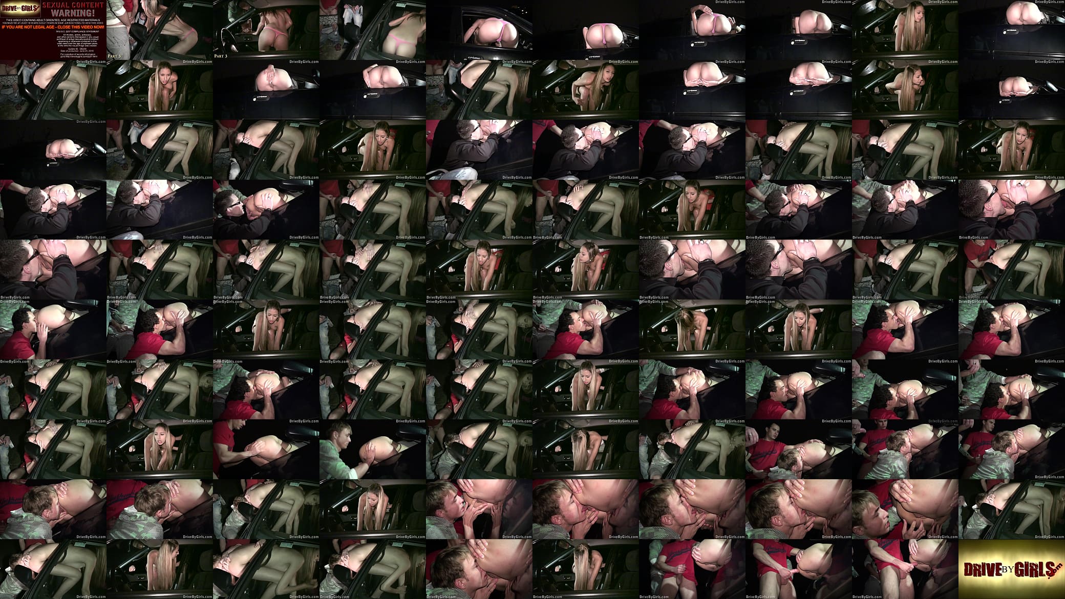 Kitty Jane PUBLIC gangbang by random men through car window 预览图