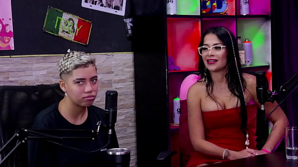 Compilations of Binho Ted, Maya Hyuga, Cristal Ortega and Alice Vasconcelos on Papo com Tiffany (Swing Cast) - Part 6 (Watch On: Sheer/Red)