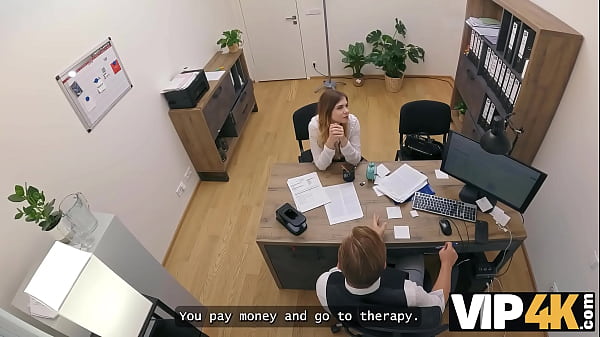 Download Video - VIP4K&period; Busty beauty Maya came for a loan and got a big cock inside her pussy in the office