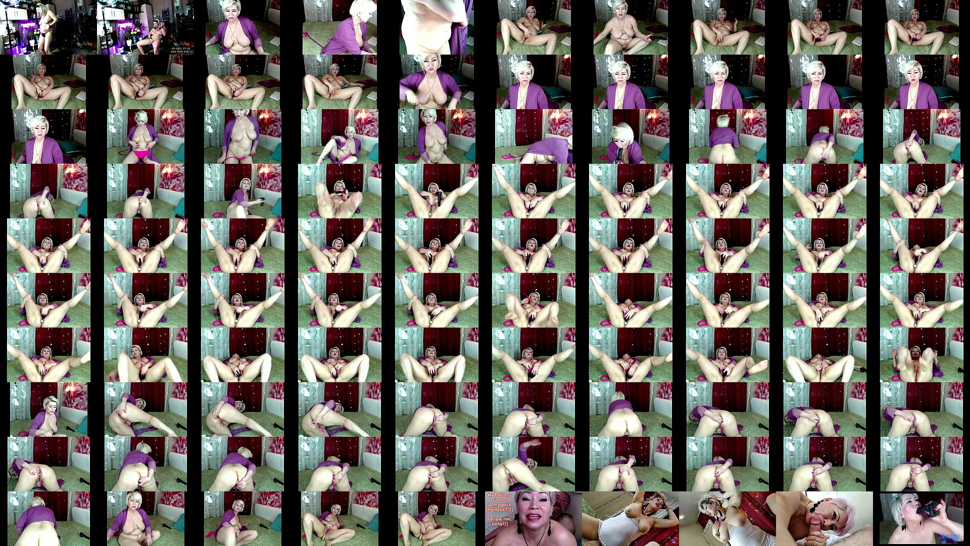 Super webcam whore Aimee as a mature anal slut on your magical dream screens .!. )) 预览图