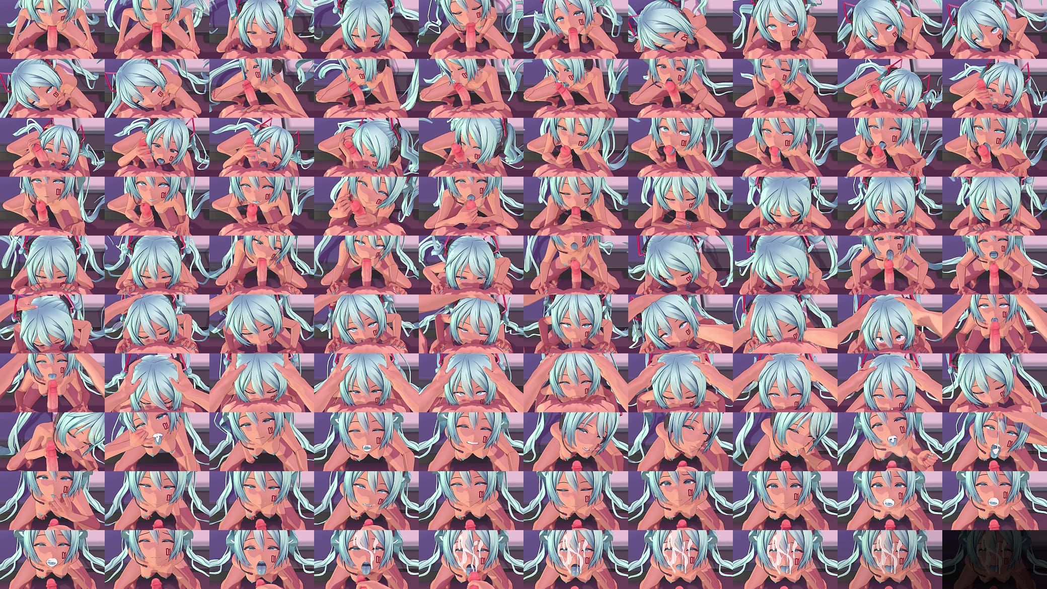 「Throat GOAT」by Nubilia [Hatsune Miku MMD R18] 预览图
