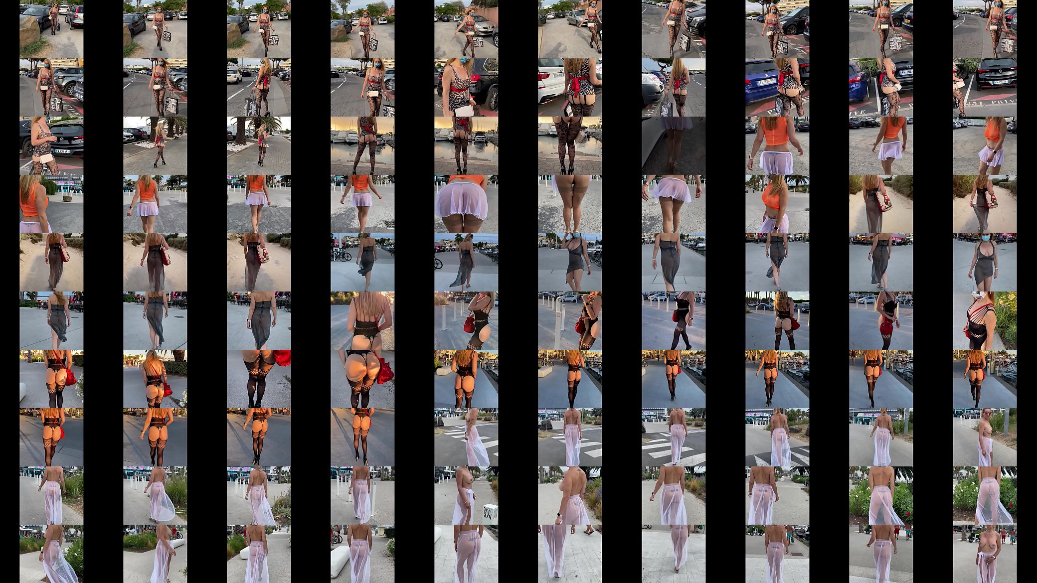 Shwoing off naked under my transparent outfits (2) 预览图