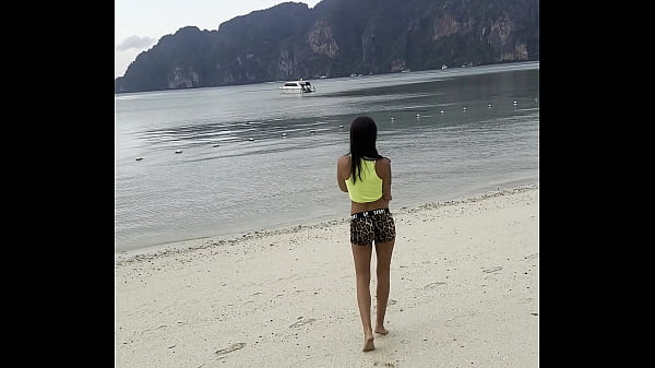 Beautiful Monika Fox In Green Top In Tropics (Free)