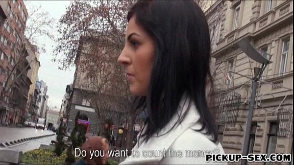 Eurobabe Meg Magic flashes boobs and nailed by stranger