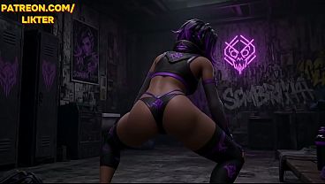 SOMBRA HOTTEST DANCE OVERWATCH BIG ASS - AI ANIMATION