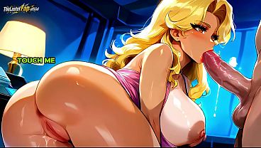 BLONDE TROPHY WIFE & LATINA WIFE BOTH CHEAT AND GET CREAMED - 2 Story AI HENTAI