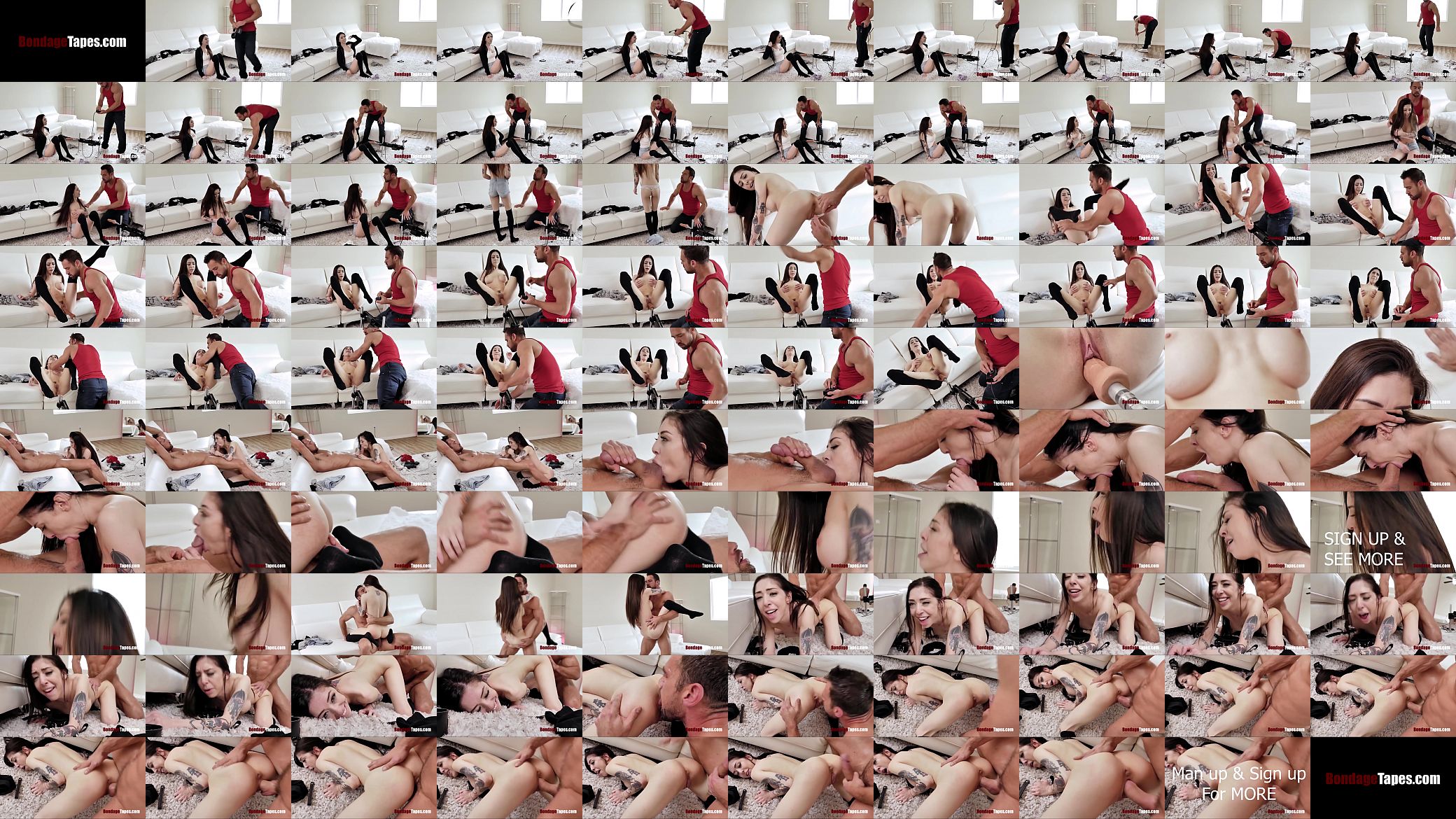 Stepdaughter Punished For Not Doing Her Chores | BondageTapes 预览图