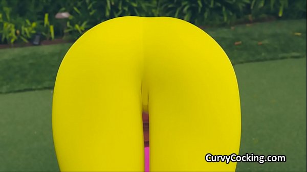 Download Video - Black chick ends workout on hard white cock