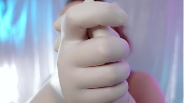 ASMR with surgical gloves and medical mask - SFW video