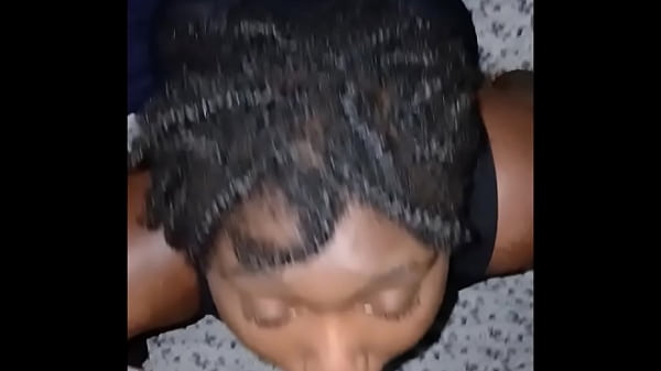 DarkChocolateBarbie spit in her hand and stroked it all on my dick