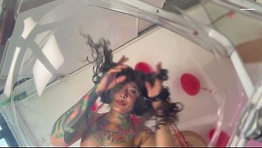 I sit in the transparent chair and fart for you