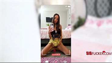 Dildo Practice Turns Into Sloppy Throat Session With Stepsis - Sasha Tatcha, Enzo East
