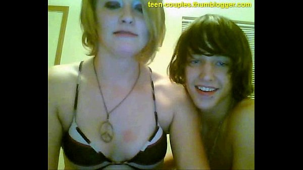 Hot girl gives her cute emo teen boyfriend a blowjob