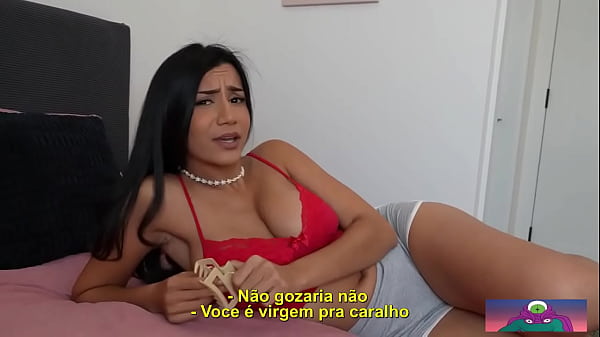 Meia irmã desafia o meio irmão a gozar ado PT-BR (Se voce tiver algum vídeo específico ou alguma atriz que voce queira ver legendado, deixe nos comentários)