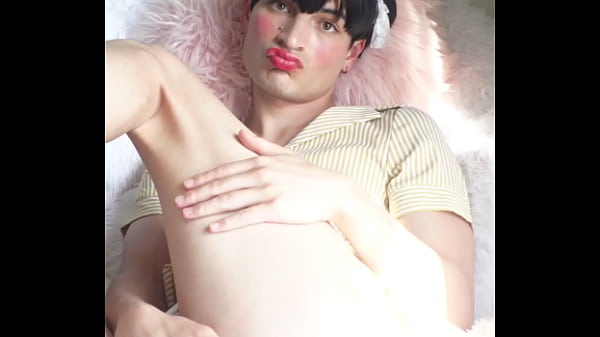 femboy quinn tanner rubbing asshole in hot house maid fit