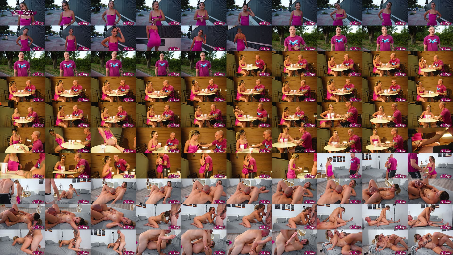 First date, first fuck. Labona Cloxy speed dates and speed fucks on FAKings 预览图