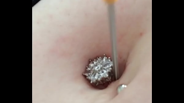 Play with My pierced belly button