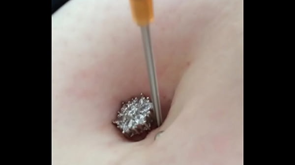 Play with My pierced belly button