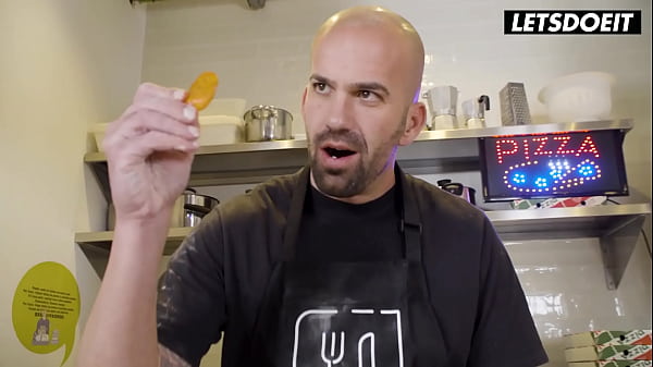 Download Video - StepMom Miss Jackson Fucked By Two Cocks At Pizzeria - LATINA MILF