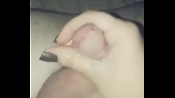 Amateur humiliating cum hand job