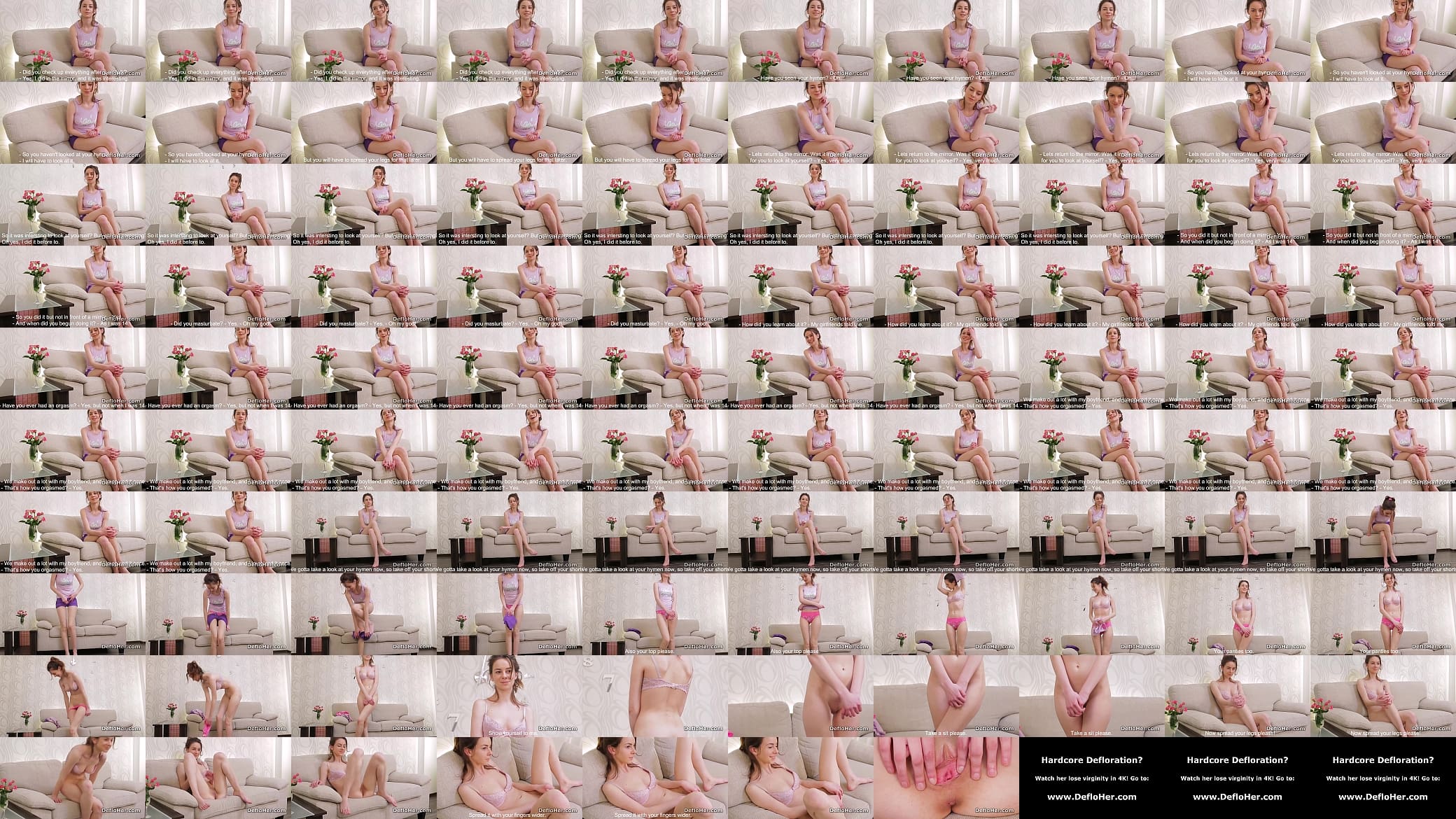 Charming brunette Sarah Pipetka exposes pink hymen 预览图