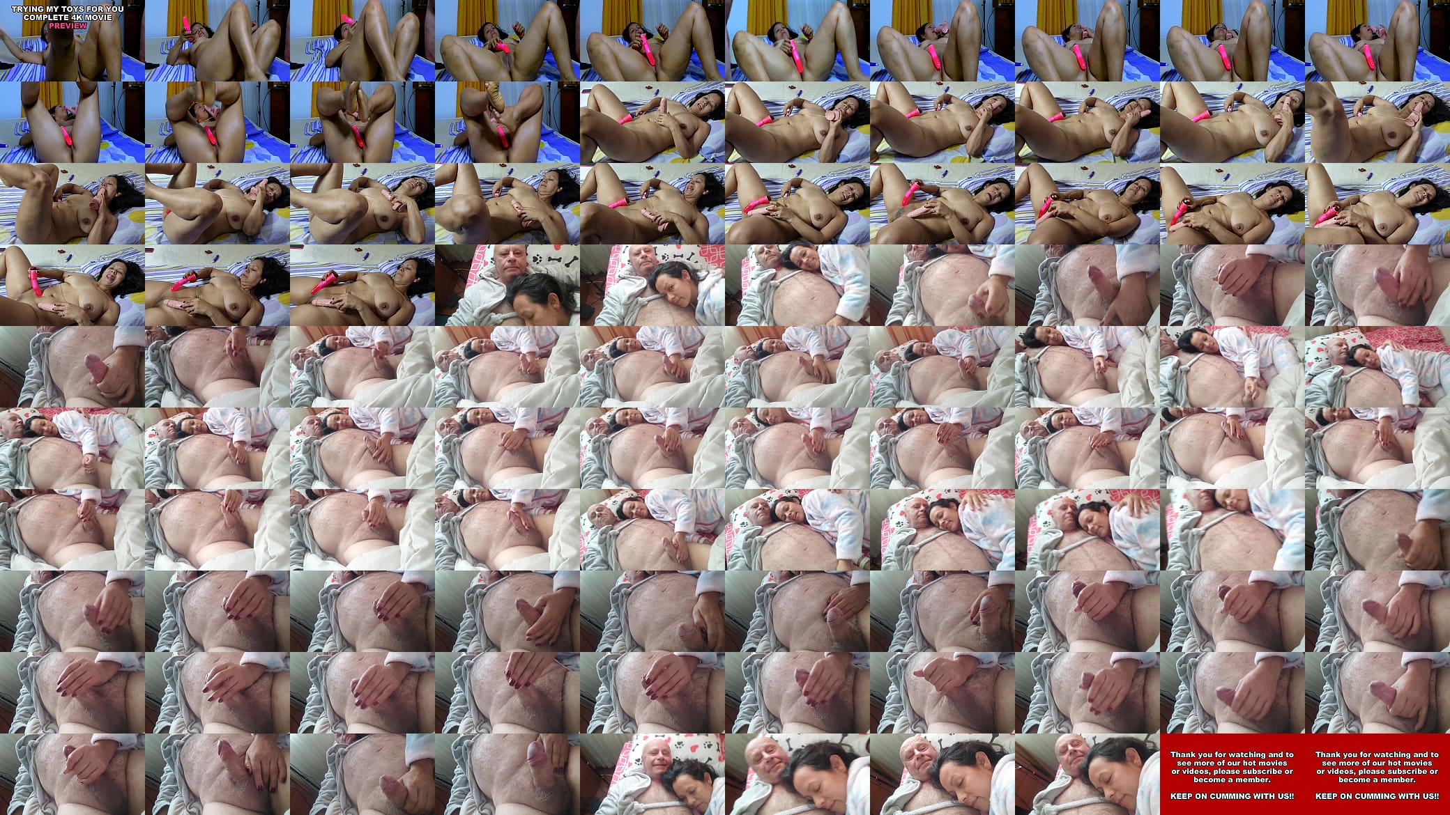 PREVIEW OF COMPLETE 4K MOVIE TRYING MY NEW TOYS FOR YOU WITH AGARABAS AND OLPR 预览图