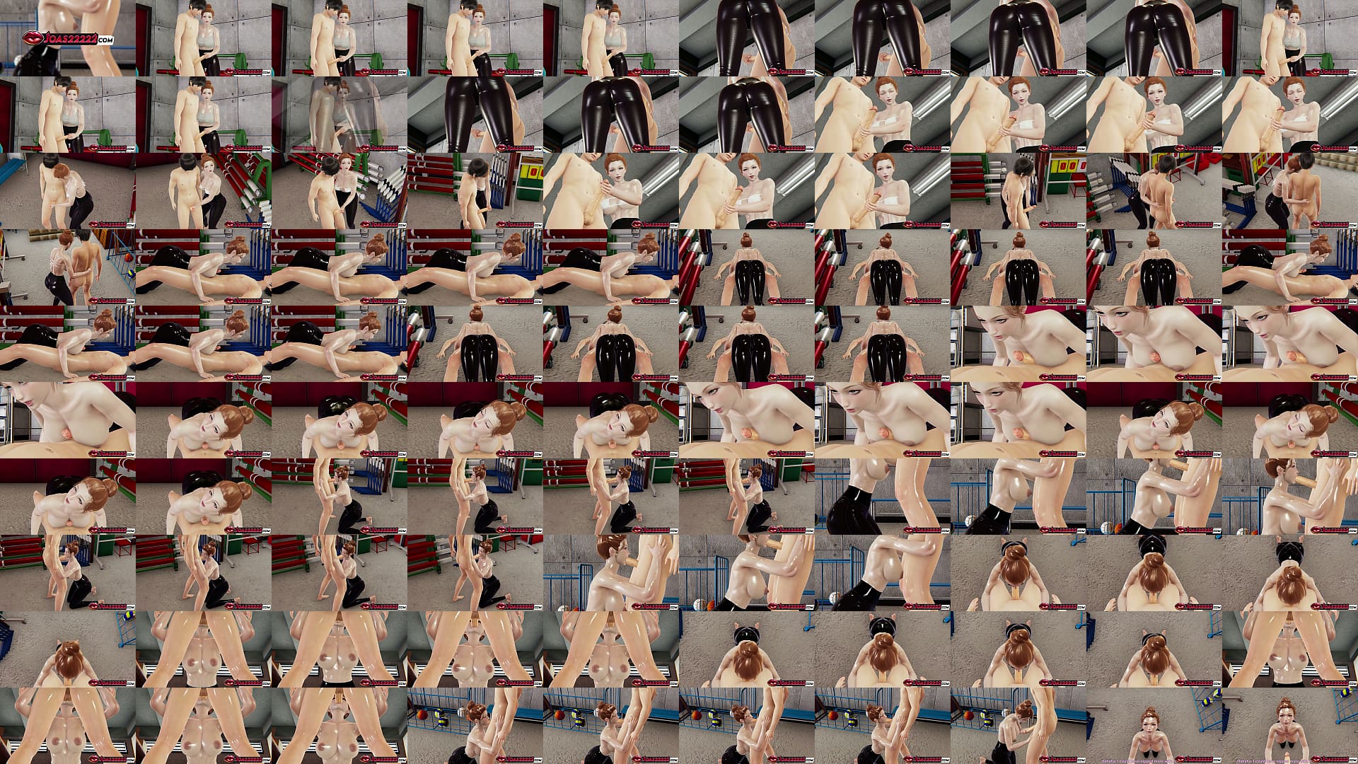 Redhead Yoga Instructor Adina in 3D Animation - Standing Handjob with Big Dick Stroking, Titfuck on Top in Hot Leggings Showcasing Her Big Ass, Deepthroat Ending with Cum in Mouth 预览图