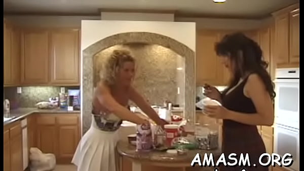 Racy chick does her best to get jizz