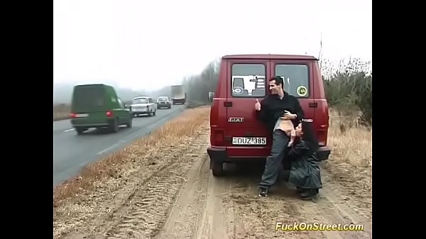 public sex in front of massive traffic