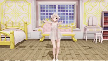 noVR mmd Uimama Dance 3d hololive Hentai 3 min