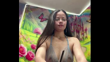 nice hair black sexy tit show