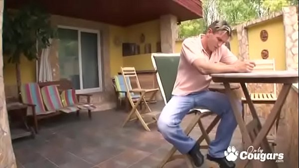 Black Angelica Gets Ass Fucked In The Backyard