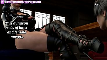 Inside the Latex Dungeon - A Dark Hentai JOI Experience
