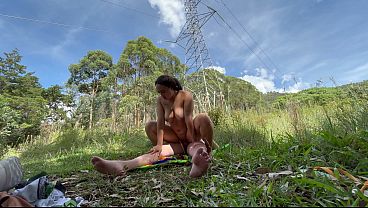 Hike Leads To Sex In The Woods!