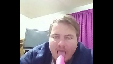 Handsome white man sucks your cock , nice and deep