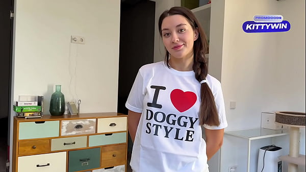 Download Video - I Seduced My Step Sis When She Wearing "I Love Doggystyle" T-Shirt And Missionary Cum Inside Her&excl;
