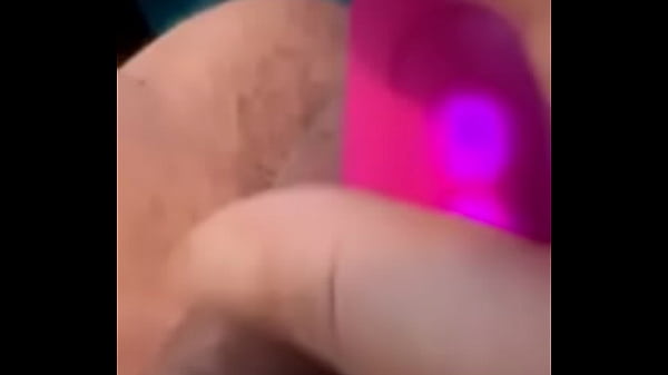 Miss69Peach solo-play masturbation with vibrator in tight pussy